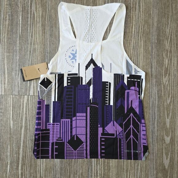 Nike AeroSwift Dri-FIT ADV Chicago Marathon Running Singlet Men Small FV6335-100 - Picture 6 of 9